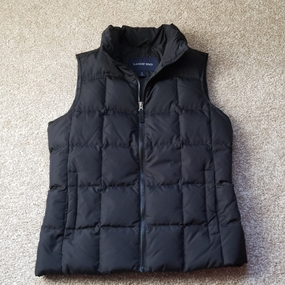 Lands End Down Vest Size small
